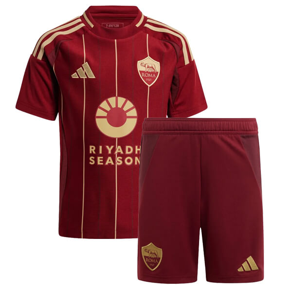 AS Roma Home Kids Football Kit 24 25