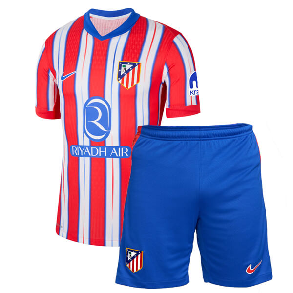 Atletico Madrid Home Kids Football Kit 24 25