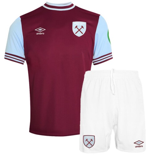 West Ham United Home Kids Football Kit 24 25