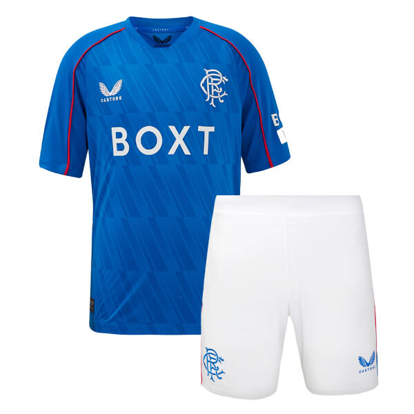 Rangers Home Kids Football Kit 24 25