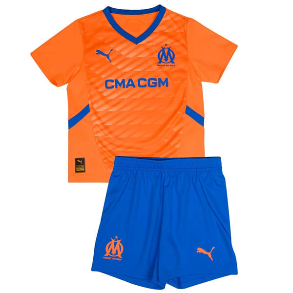 Marseille Third Kids Football Kit 24 25