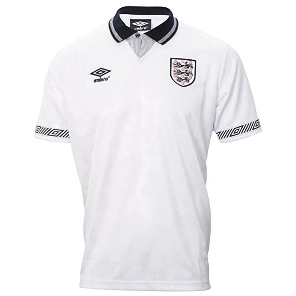 Retro England Home Football Shirt 1990