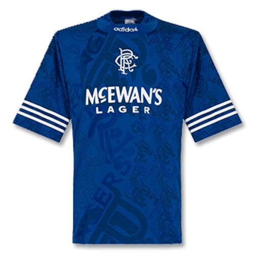 Retro Rangers Home Football Shirt 95 96