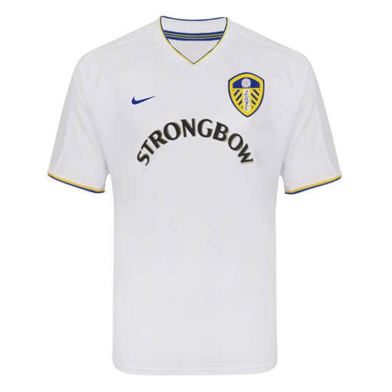 Retro Leeds United Home Football Shirt 2001