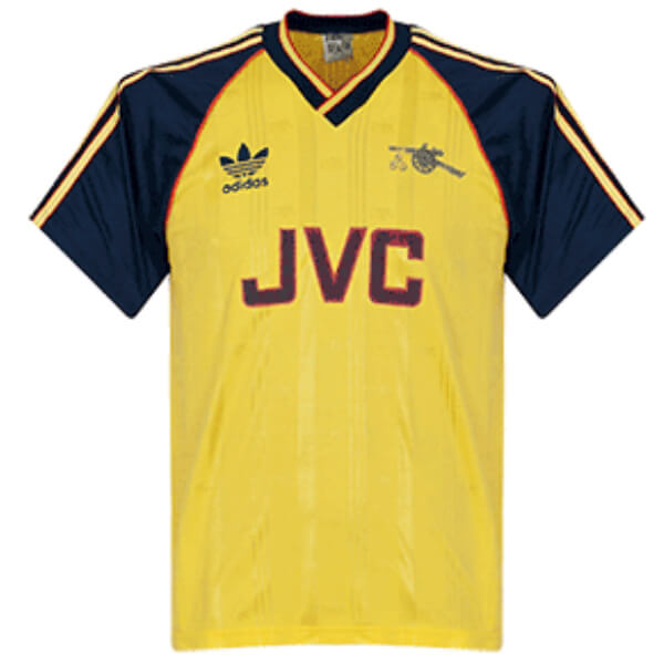 Retro Arsenal Away Football Shirt 1988