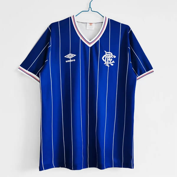 Retro Rangers Home Football Shirt 82 83