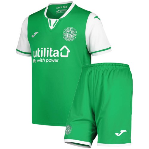 Hibernian Home Kids Football Kit 24 25