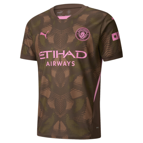 Manchester City Goalkeeper Football Shirt 24 25 - Brown