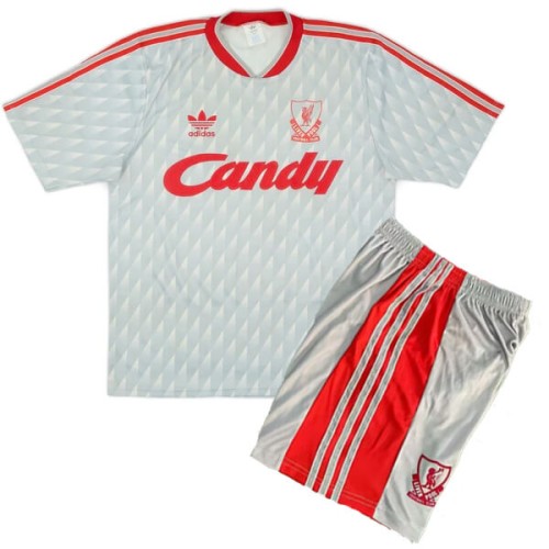 Retro Liverpool Away Kids Football Kit 89 91