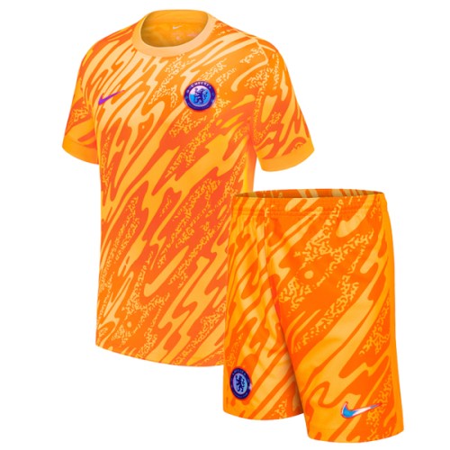 Chelsea Goalkeeper Kids Football Kit 24 25 - Orange